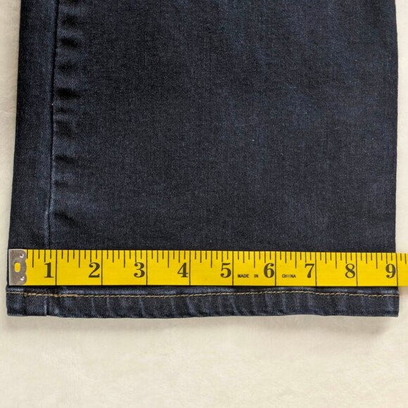 St John's Bay Jeans Womens 12 Boot Cut Blue Denim Mid Rise Stretch Medium Wash - Picture 8 of 13
